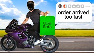 Download Lagu Uber Eats on a Sportbike for 24 Hours MP3