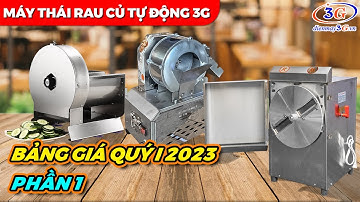 Máy Thái Rau Củ Tự Động Giá Từ 3tr Đồng - Bảng Giá Mới Nhất - Phần 1| Điện Máy 3G