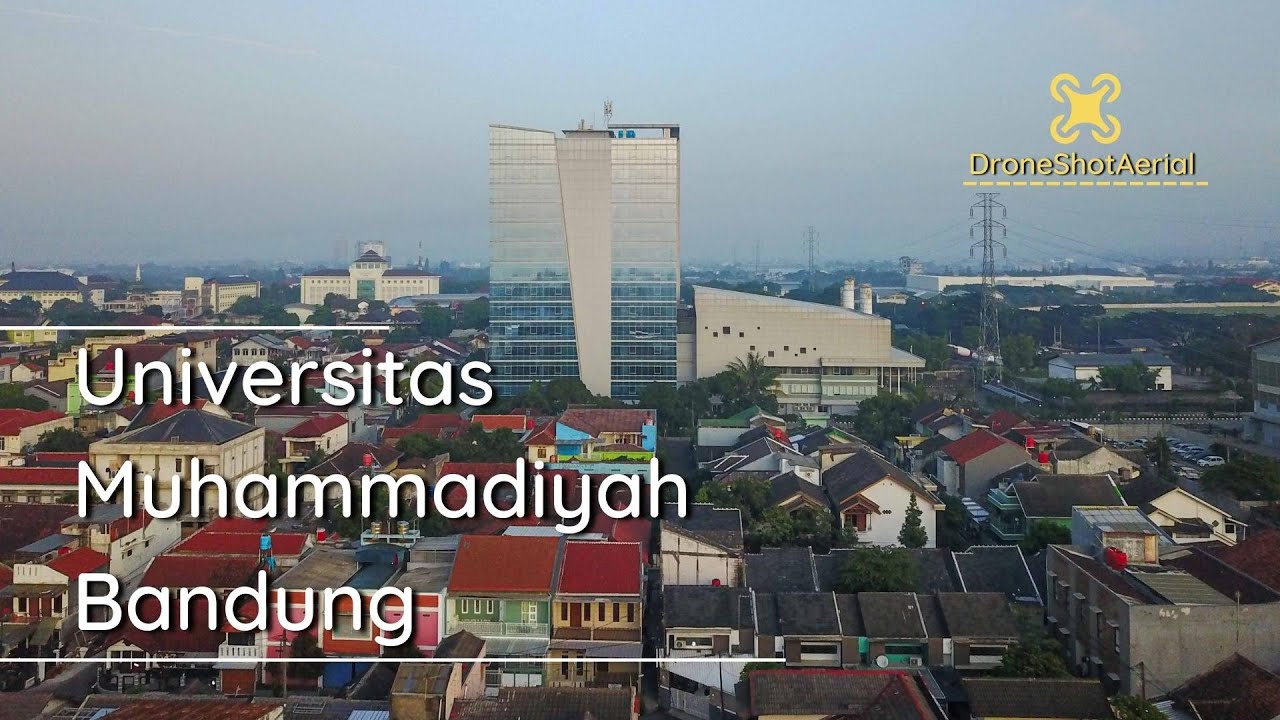 Universitas Muhammadiyah Bandung Aerial View Pagi | DJI Mavic Pro 1