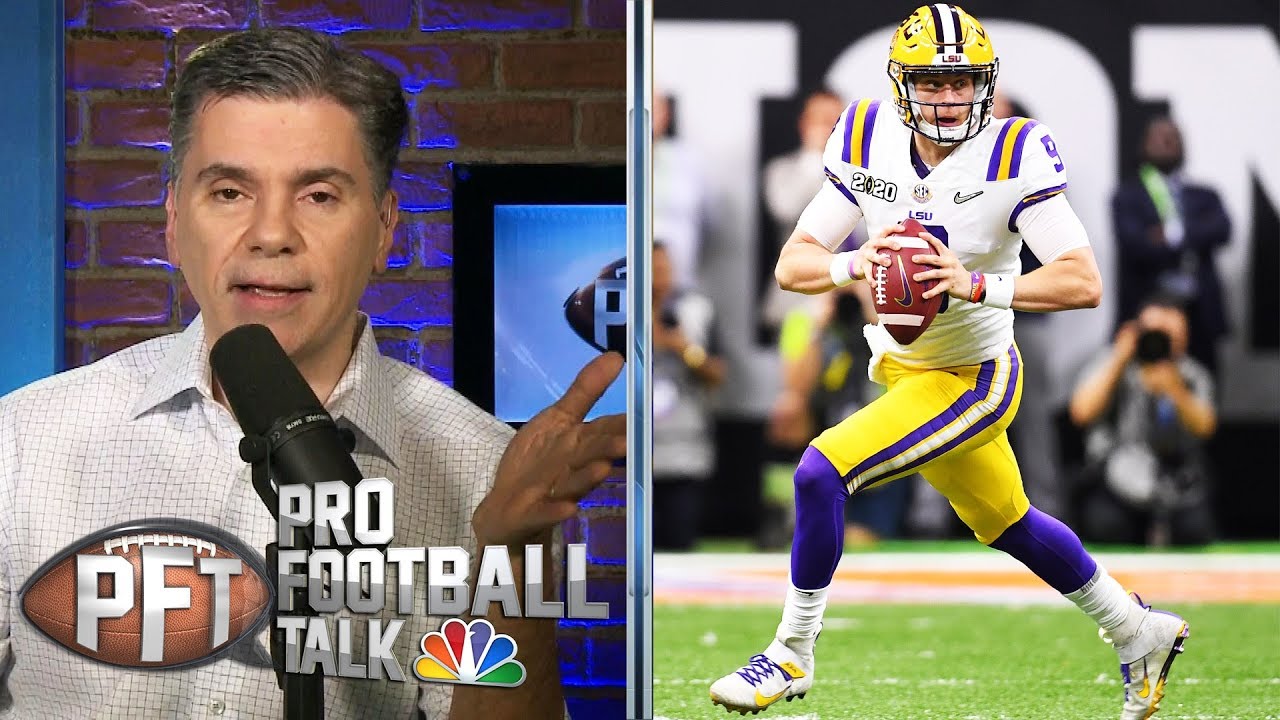 NFL Draft 2020: Does Joe Burrow have any leverage against Bengals? | Pro Football Talk | NBC Sports