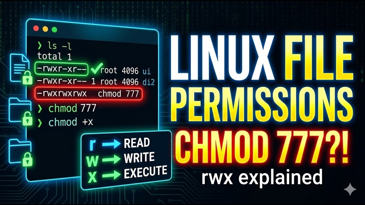Linux File Permissions Explained in under 4 Minutes - YouTube