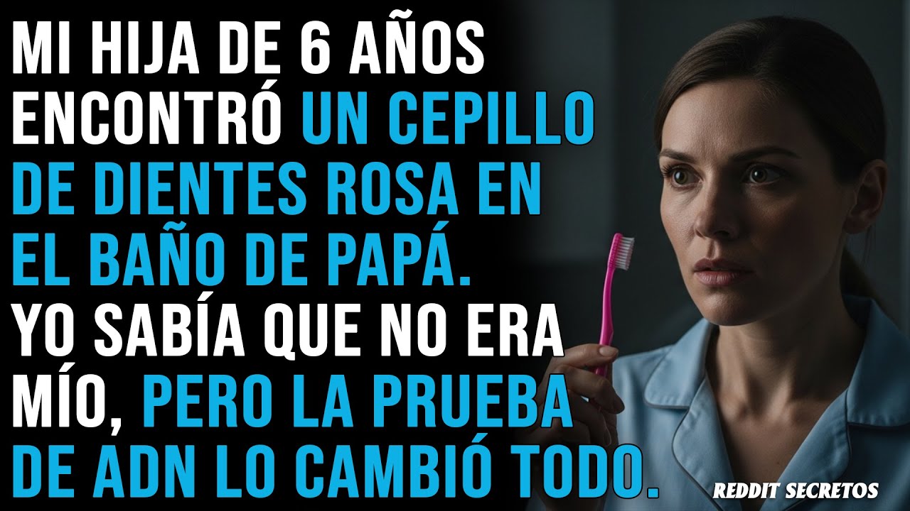 Mi hija de 6 años encontró un cepillo de dientes rosa en el baño de mi esposo. Él no tenía idea de..