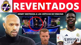 🚨  HENRY IMPACTADO CON VINICIUS Y EL REAL MADRID! DESTROZA A LOS CRÍTICOS ARDIDOS DEL BRASILEÑO! ❌