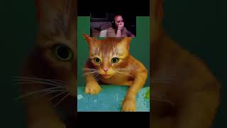 VIRAL Cute Cat FALLS into The Upside Down... 😿💔 | Stray #shorts #stray