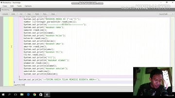 Tutorial membuat biodata array menggunakan blueJ