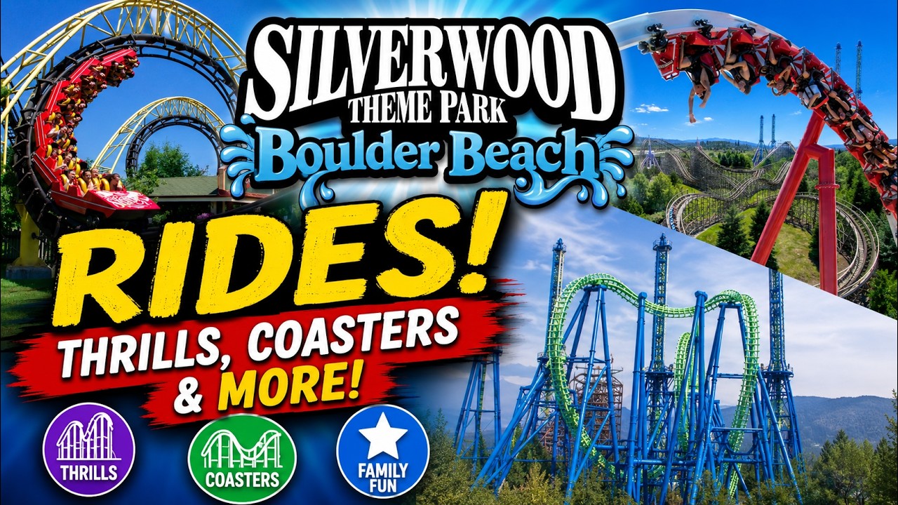 Silverwood Theme Park Rides | Thrills, Coasters & More! – Part 1