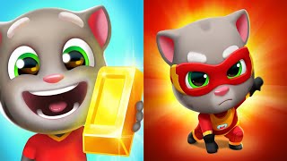 Talking Tom Gold Run vs Talking Tom Hero Dash - Gameplay HD 2022 (Android/iOS) Candy Play