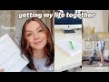 GETTING MY LIFE TOGETHER | complete my to-do list with me (cleaning, organizing & more!)