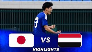 Highlights | Japan 🇯🇵 vs Yemen 🇾🇪 | AFC U20 Asian Cup 2027 Qualifiers