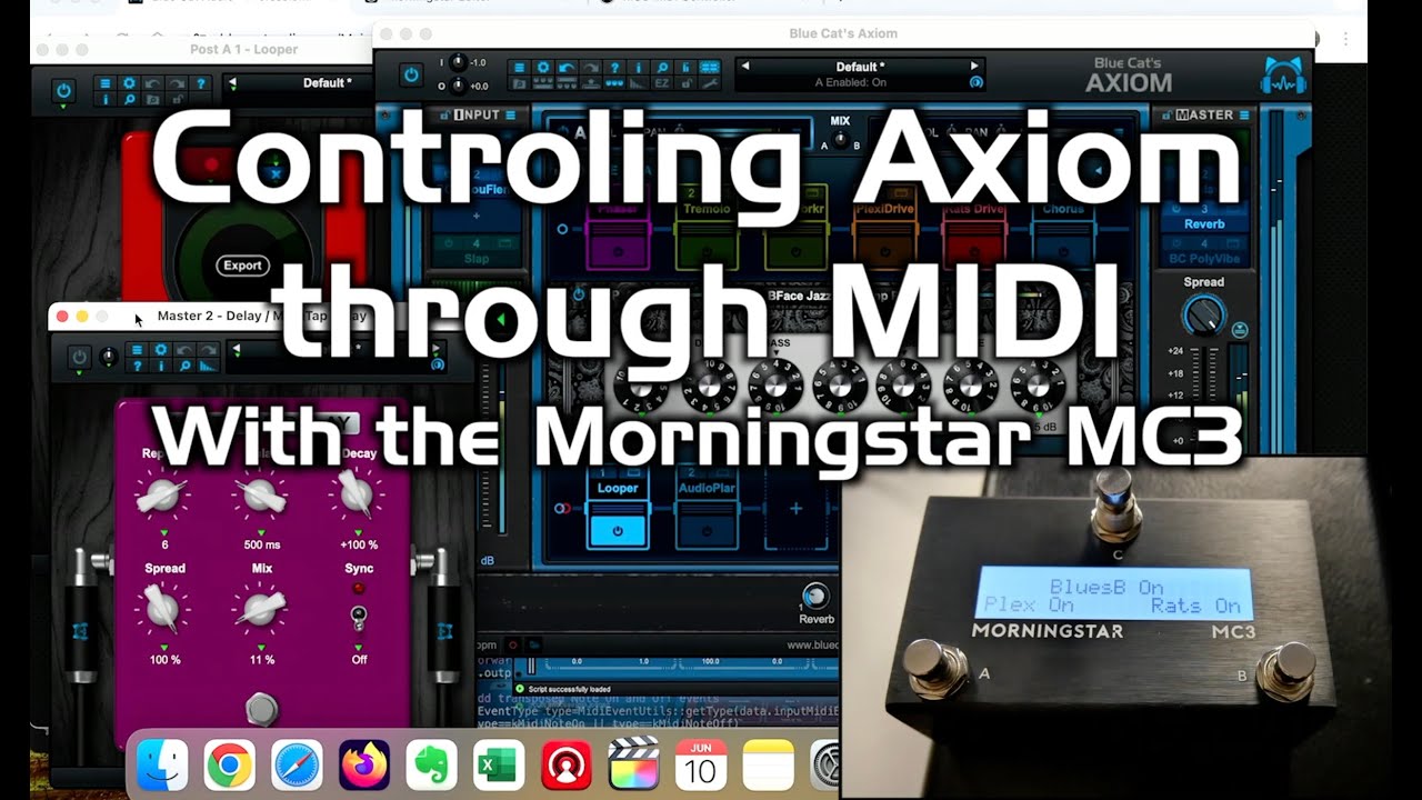 Control a Plugin Like Axiom with a MC3 Morningstar