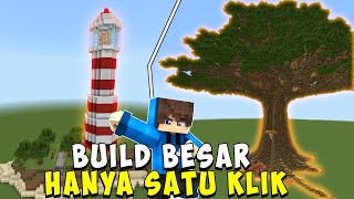 Mau Build Apapun HANYA DALAM 1 DETIK!! Addon Instant Structure Untuk MCPE 1.20.30!!