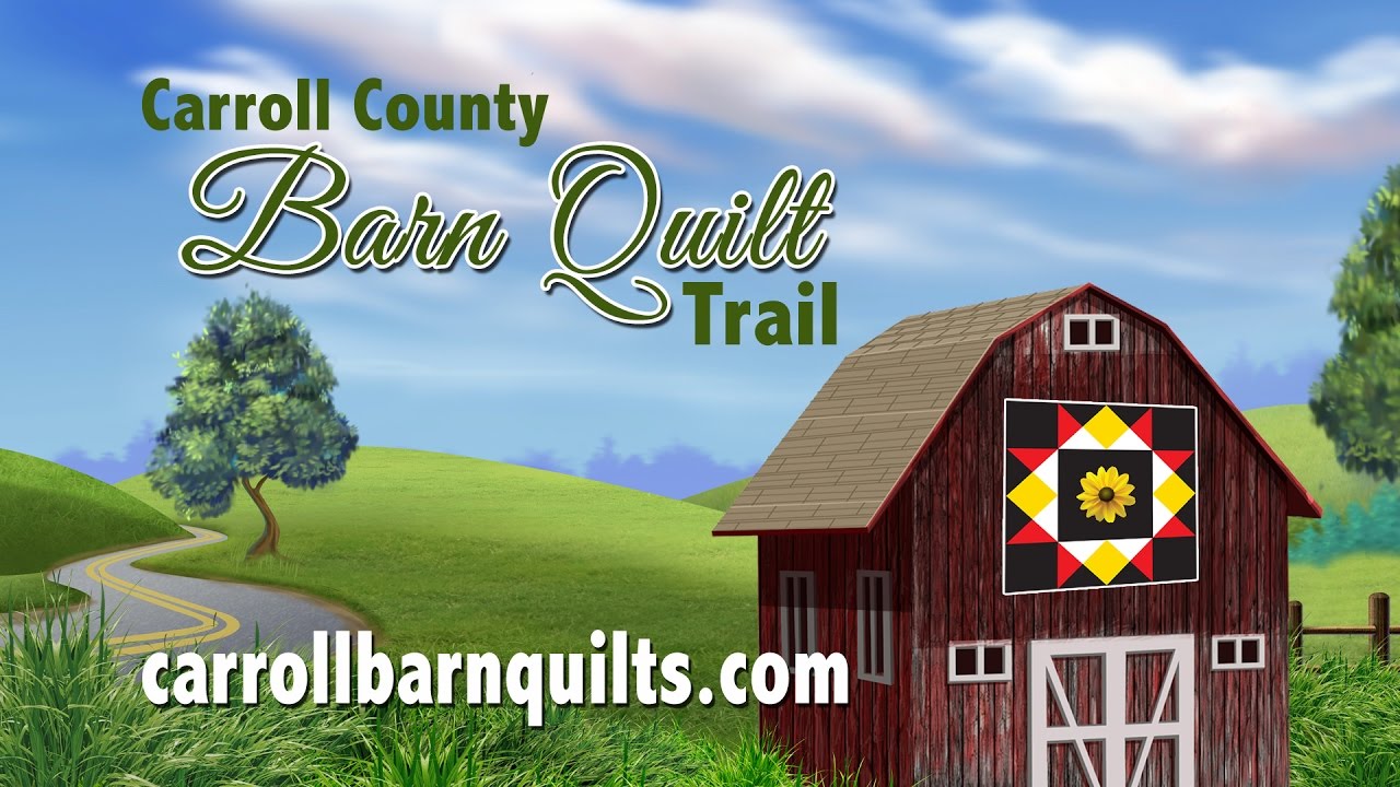The carroll county md barn quilt trail youtube