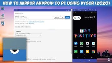 How to mirror android to PC using Vysor(2020)