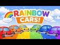 RAINBOW CARS! 🌈 | Color Song for Kids