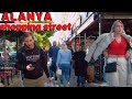 alanya shopping street walking tour 2022 ! alanya antalya turkey travel ! alanya city center