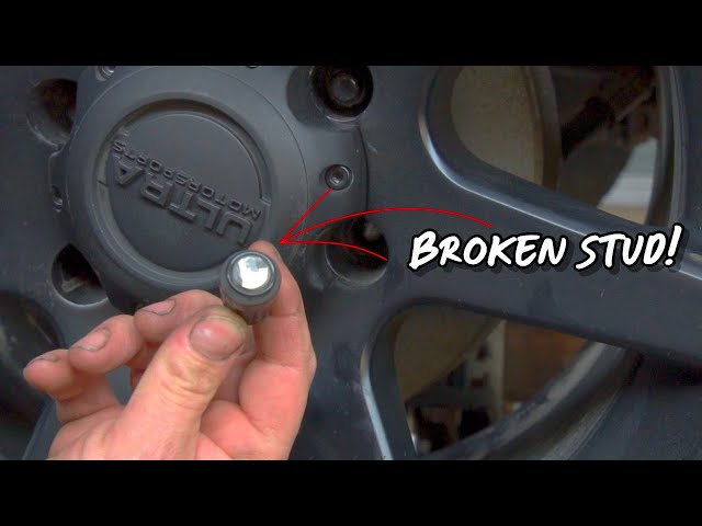 Wheel Stud Repair / Fixing a Broken Stud - YouTube