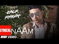 Tere Naam Lyrical  Video Song   | Zack Knight | Latest Hindi Song | T-Series