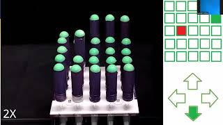 Scalable fluidic matrix circuits for controlling large arrays of individually addressable actuators