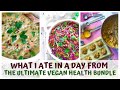 WHAT I ATE IN A DAY from THE VEGAN BUNDLE!