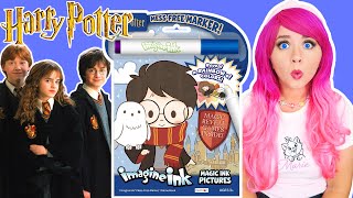 Coloring Harry Potter Cute Imagine Ink Coloring Book | Hogwarts Magic Ink Activity & Game Book