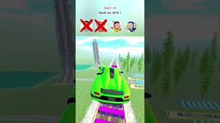 Ninja Hattori vs Amara Car Ramp Challange Part 179 Indian bikes driving 3D #gaming #shorts
