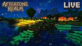 LIVE 🌌 Minecraft Night Ambience — Calm, Cozy World for Sleep & Focus