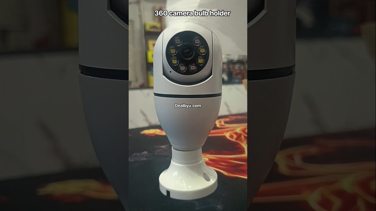 360 cam bulb #gamingcomputer #coolgadgets #viralvideo #uniqueshorts #cctv #webcam #hp #electronicwor