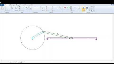 Slider Crank Mechanism Simulation In Linkage Software