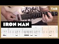 Iron Man Black Sabbath Cover | Guitar Tab | Lesson | Tutorial