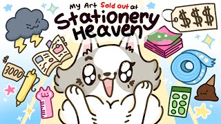 Selling Art At Stationery Heaven $$$ 😇 Stationery Fest 2024 Vlog