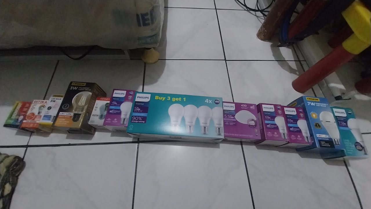 PHILIPS MyCare LED (4-6W) & KRISBOW 3W LED