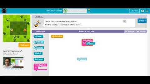 Coding การแก้ไขข้อผิดพลาดของโปรแกรม : ดีบั๊ก ผึ้ง