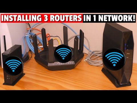 HOW TO CONNECT 3 WiFi ROUTERS IN 1 NETWORK - STEP BY STEP