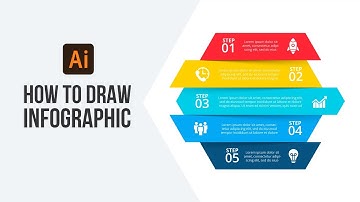 How to create 5 steps infographic: Illustrator tutorial