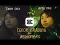 How to color grade from 0 using only capcut no pc  asian japanese chinese korean film style