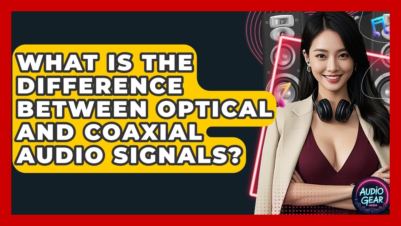 What Is The Difference Between Optical And Coaxial Audio Signals? - Audio Gear Insider