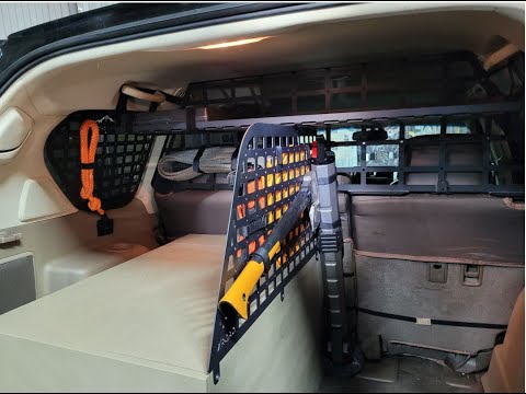 Molle-панель Xroad для Toyota Land Cruiser Prado 150/Lexus GX 460 на вікно в багажник/права, видео 1