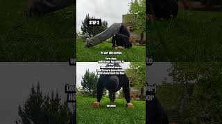 Handstand push-up easy way