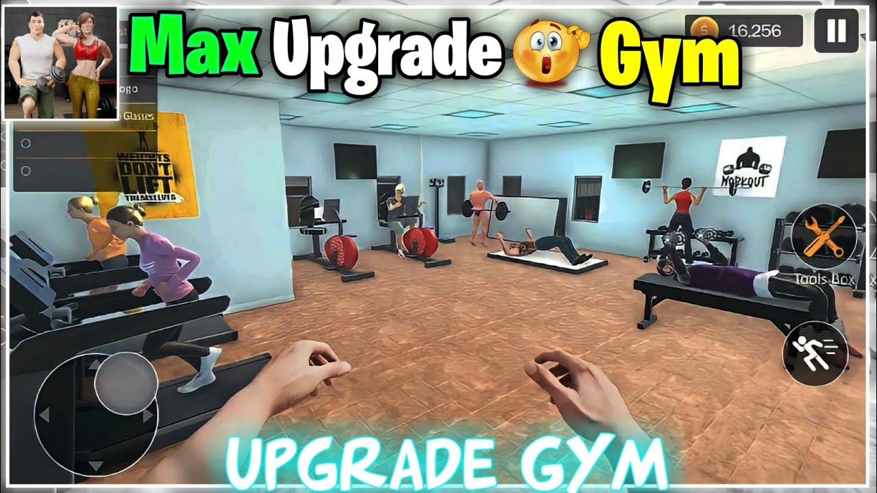 Max🔥Upgrade Gym 🤑 | Gym Simulator 24 Mobile Gameplay - YouTube