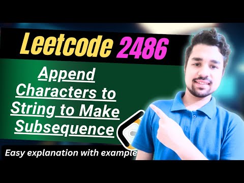Append Characters to