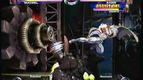 MvC2 Online (360): Row Joe (MSS) vs Brett (MST) 3 .:11.4.09:.