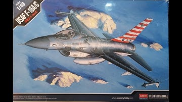 ACADEMY USAF F-16A 1.48 Full Build Part 2