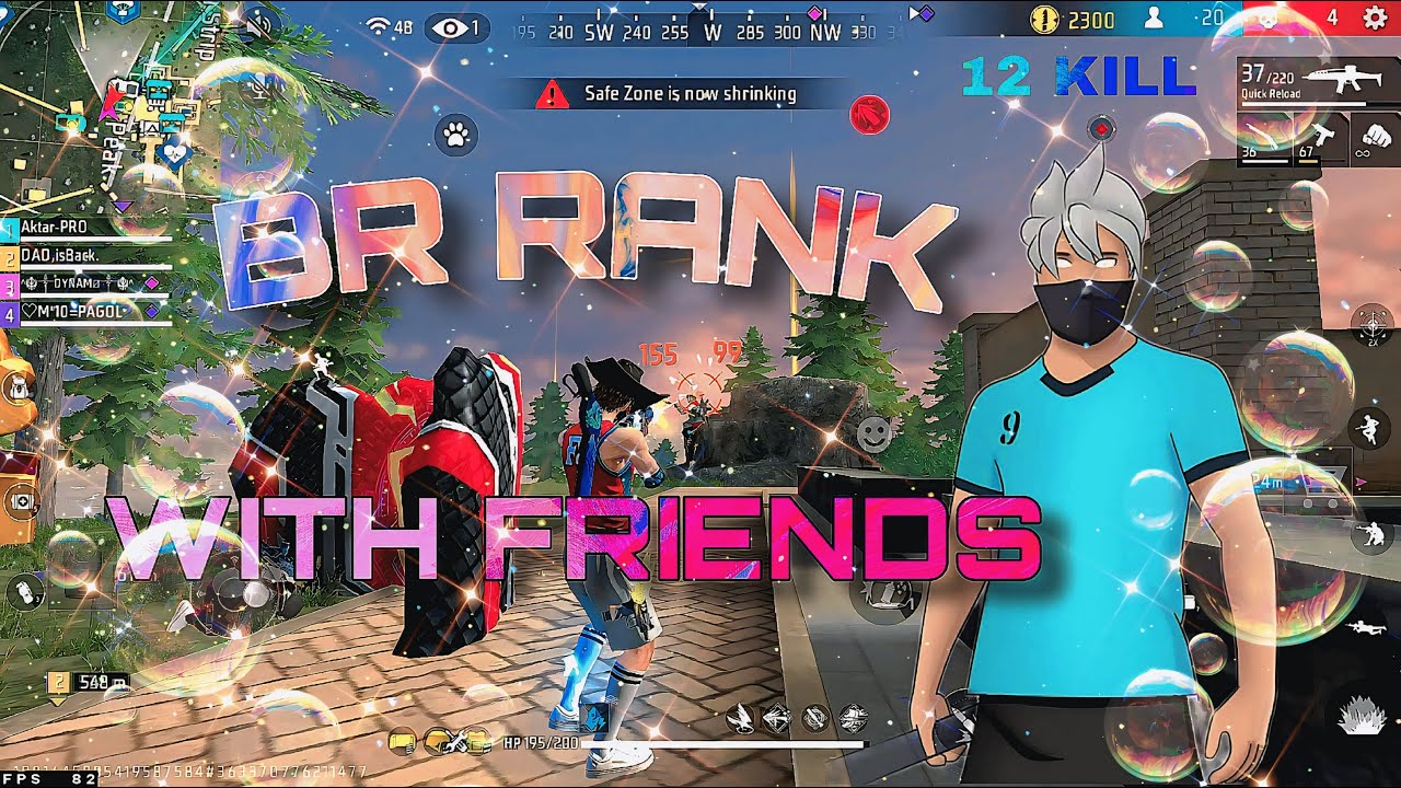 BR RANK | PUSHING WITH FRIENDS : #freefireindia #trending # ...