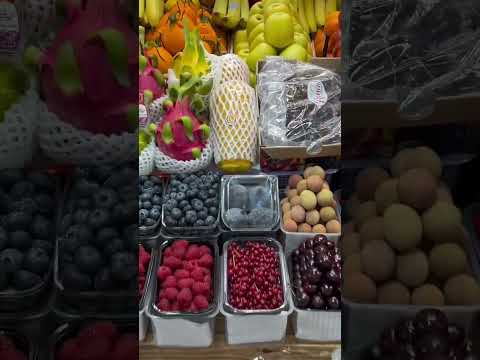 Видео: #малина #fruit #ананас #food #голубику #клубника #папайя #черешня #2024 #2024