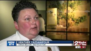 Future first responders use OKC Memorial as training aid
