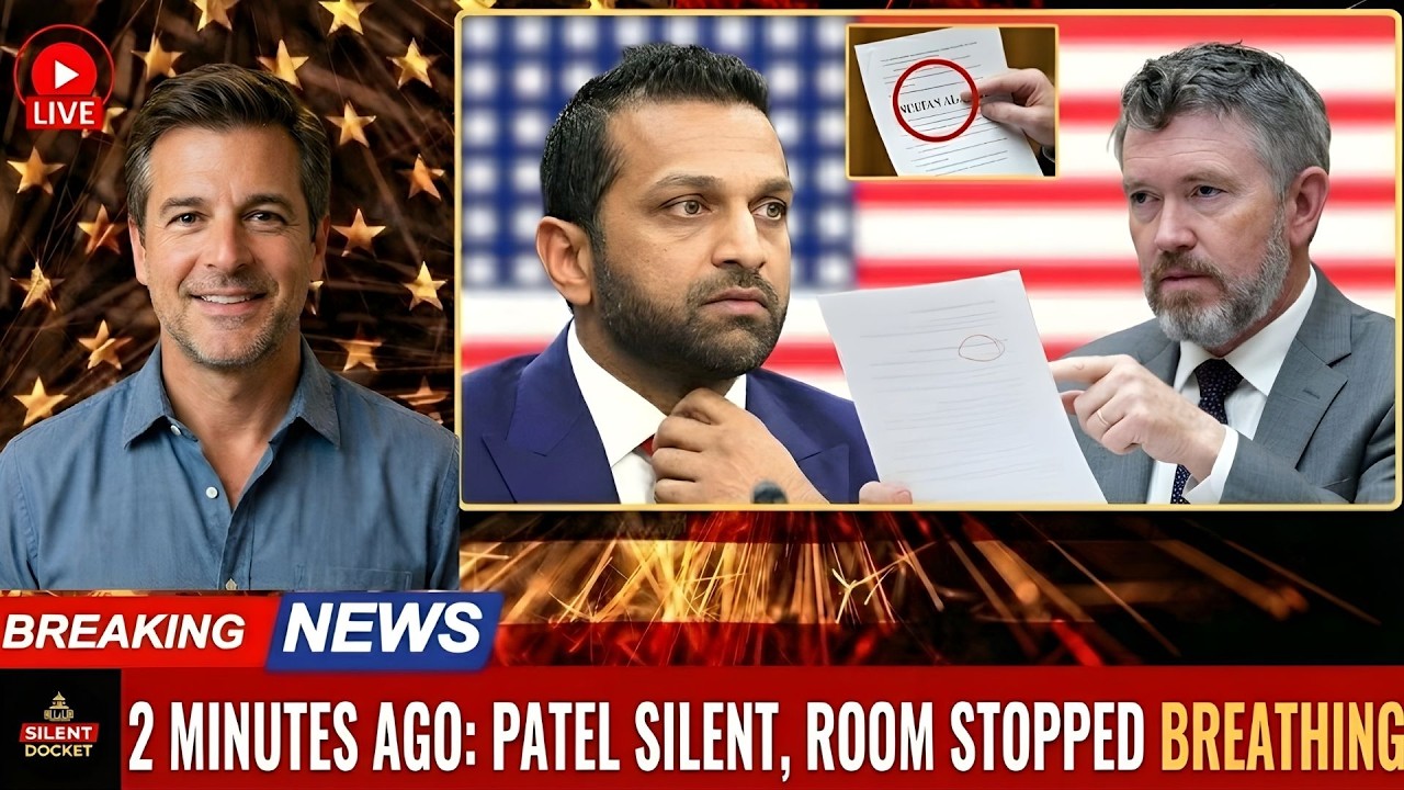 Kash Patel Sat Silent For 47 Seconds When Massie Read The Sultan's Name — The Room Stopped Breathing