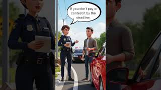 US Law English Illegal Littering Stop by Police  Real Traffic Violation Conversation  #english #esl