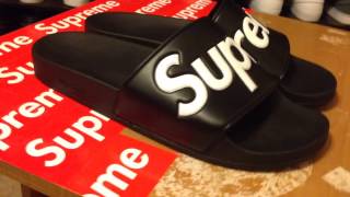 fake supreme flip flops