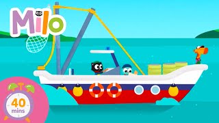 Milo loves water! | The adventures of Milo at sea 🌊 | Milo Cartoon