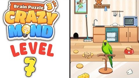 Brain Puzzle 3 Crazy Mind Level 7 Polly de Papegaai Walkthrough